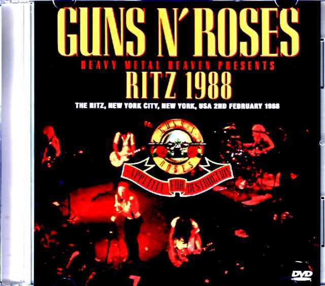 Guns N' Roses ガンズ・アンド・ローゼス/NY,USA 1988 Complete