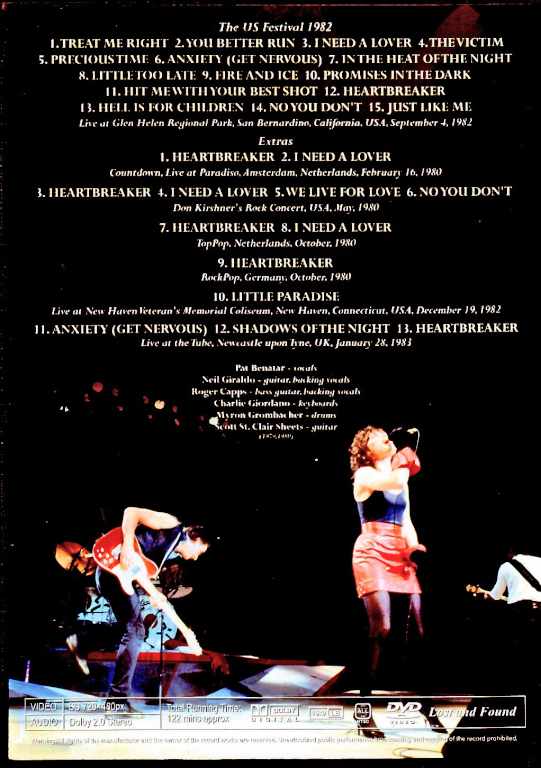 Pat Benatar パット・ベネター/CA,USA 1982 & more