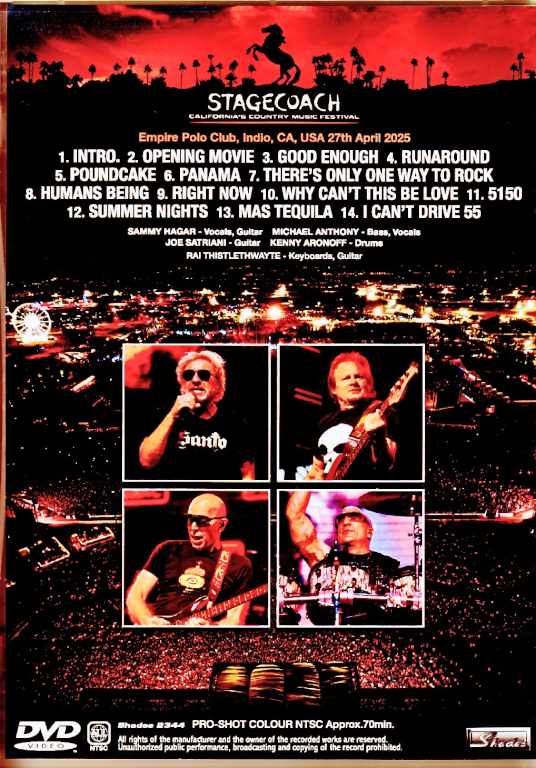 Sammy Hagar Joe Satriani サミー・ヘイガー ジョー・サトリアーニ/CA