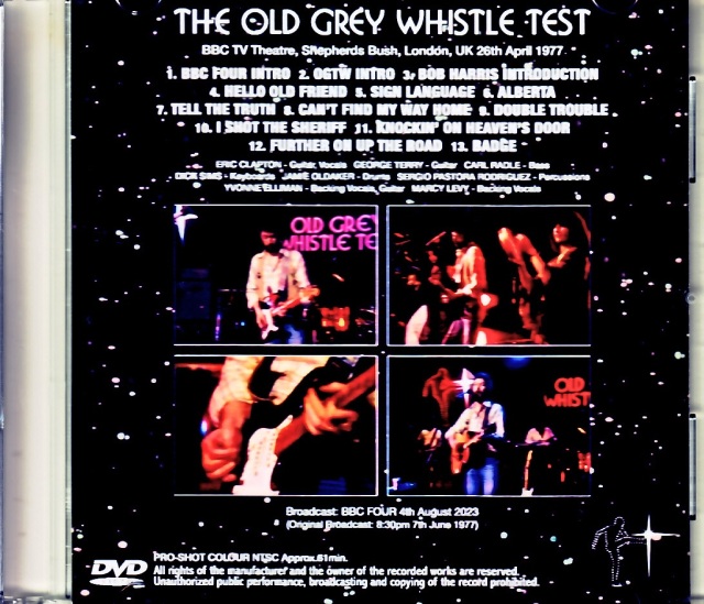 早い者勝ち　エリック・クラプトン DVD セット値段交渉あり Eric Clapton エリック・クラプトン/Tokyo,Japan 4.27.2025