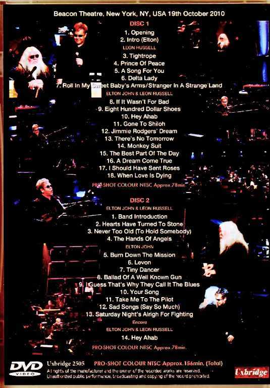 その他 IN THE MOTION [DVD] Elton John Leon Russell エルトン・ジョン レオン・ラッセル/NY