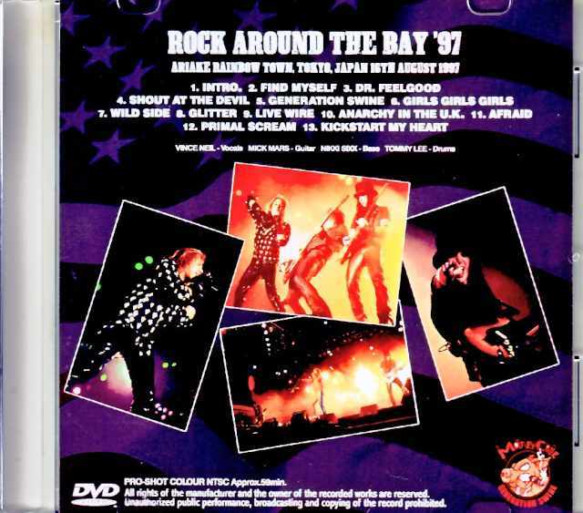 人気カラーの Motley Multi-Cam 1997 モトリー・クルー/Tokyo,Japan Crue 洋楽