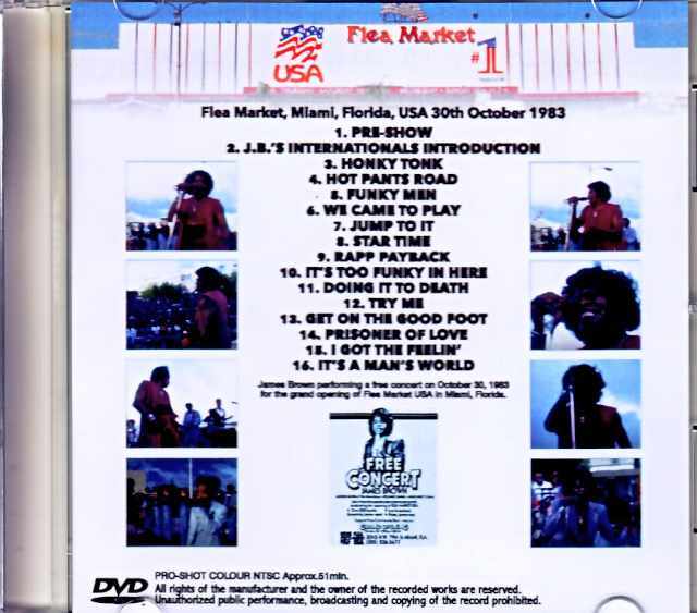 James Brown ジェームス・ブラウン/FL,USA 1983 Pro-Shot Edition
