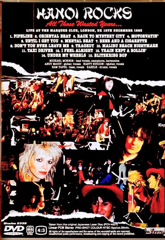 Hanoi Rocks ハノイ・ロックス/London,UK 1983 Original