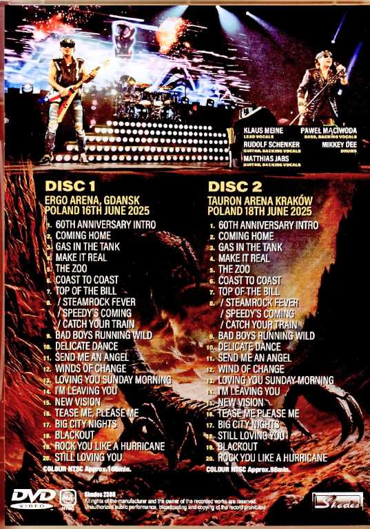 Scorpions スコーピオンズ/Poland 2025 2Days