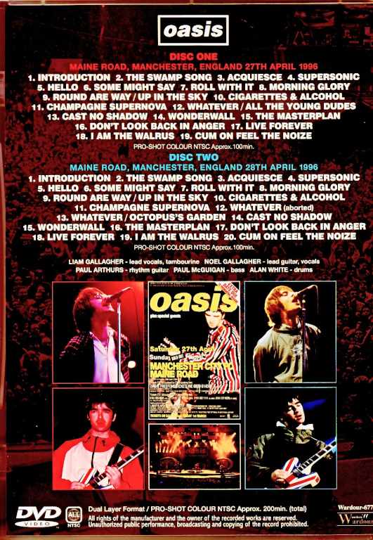 OASIS DVDセット Amazon.co.jp: Definitely Maybe (30th Anniversary Deluxe