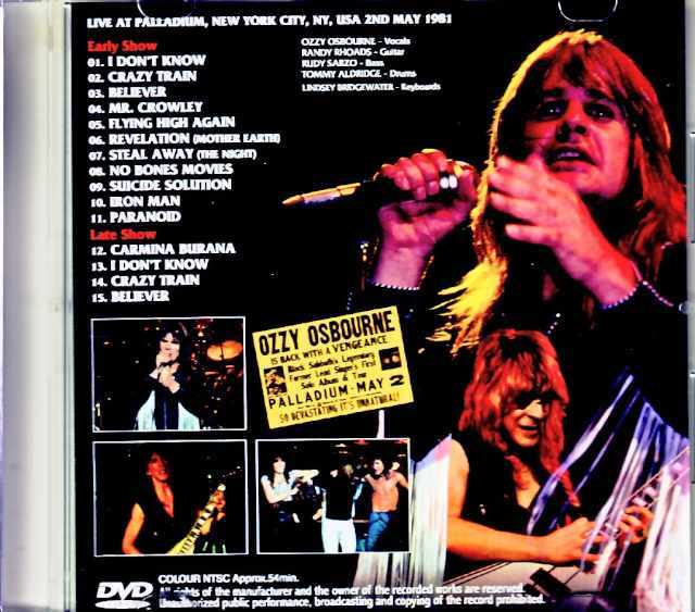 Ozzy Osbourne Randy Rhodes オジー・オズボーン ランディ
