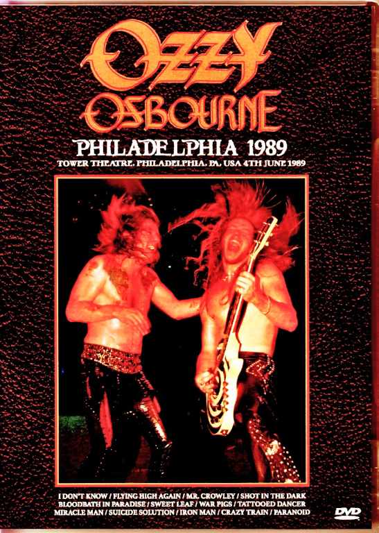 Ozzy Osbourne オジー・オズボーン/PA,USA 06.04.1989 Multi-Cam