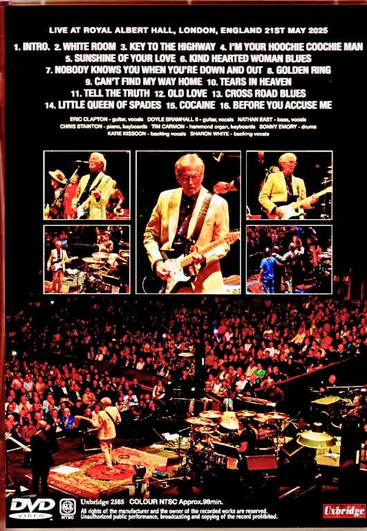 Eric Clapton エリック・クラプトン/London,UK 05.21.2025 Complete