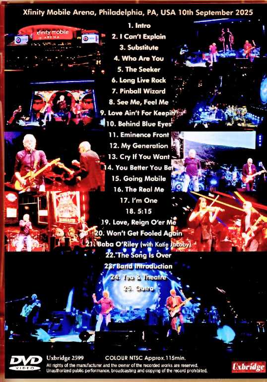 Who,The ザ・フー/PA,USA 09.10.2025 Complete