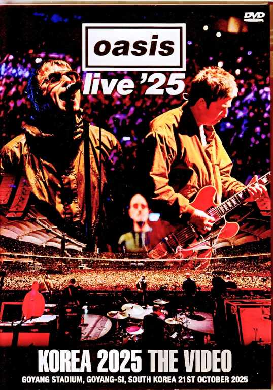 ※【oasis】DVD 6本セット②（PV集ほか） Oasis オアシス/Korea 10.21.2025 Complete