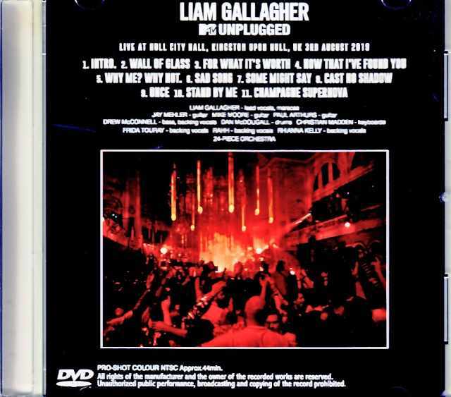 Liam Gallagher リアム・ギャラガー/England,UK 2019 Multi-Cam
