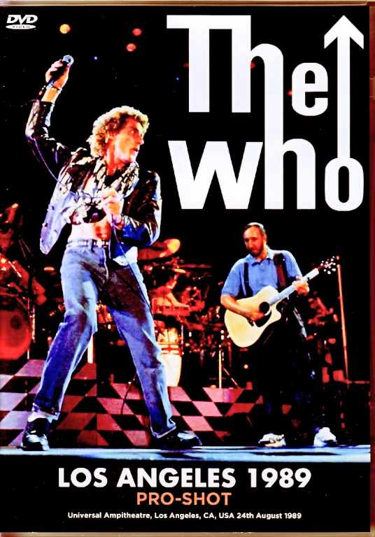 The Who ATLANTA 1989 DVD Who,The ザ・フー/CA,USA 1989 Complete