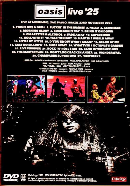 Oasis オアシス/Brazil 11.23.2025 Complete