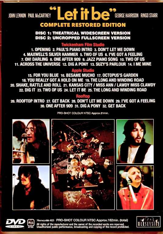 Beatles ビートルズ/Let it be Complete Restored Edition