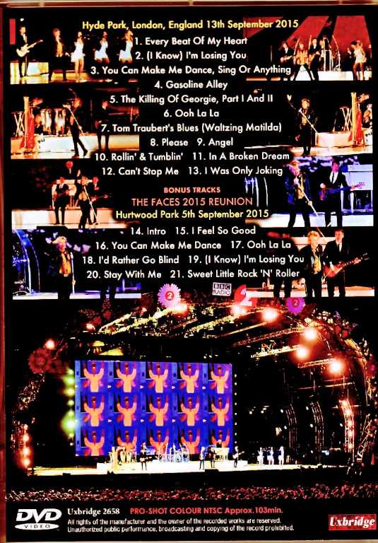 Rod Stewart Faces ロッド・スチュワート フェイセズ/London,UK 2015