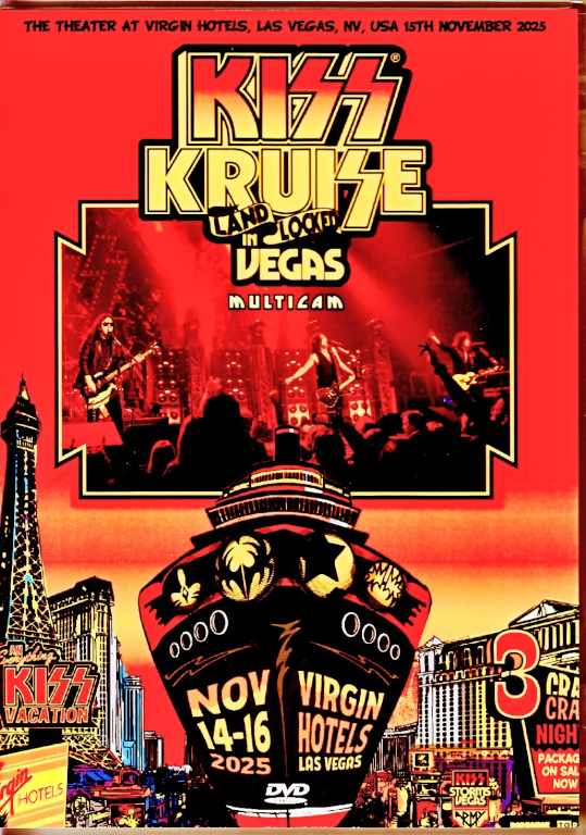 KISS KRUISE 2025 トートバッグ キッスクルーズ 2025 Kiss キッス/NV,USA 11.15.2025 Complete Multi-Cam Edition