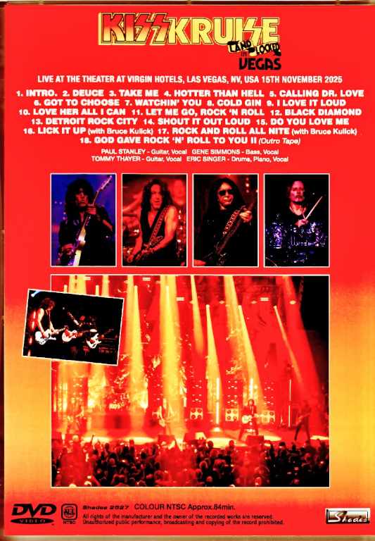 コレクション kiss press Kiss キッス/NV,USA 11.15.2025 Complete Multi-Cam Edition
