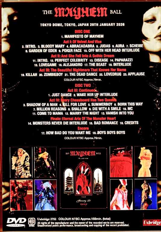 Lady Gaga レディ・ガガ/Tokyo,Japan 01.29.2026 Complete