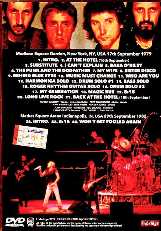 Who,The ザ・フー/NY,USA 1979 & more 8mm Film Edition