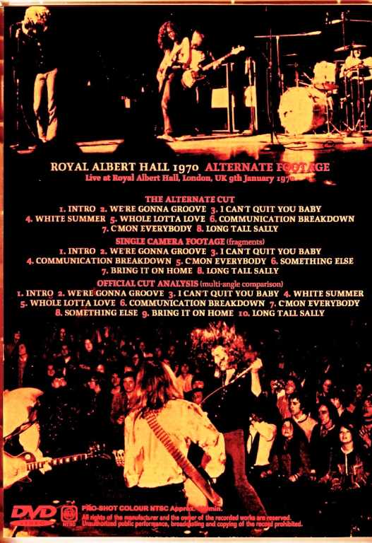 Led Zeppelin レッド・ツェッペリン/London,UK 1970 Pro-Shot 2Source