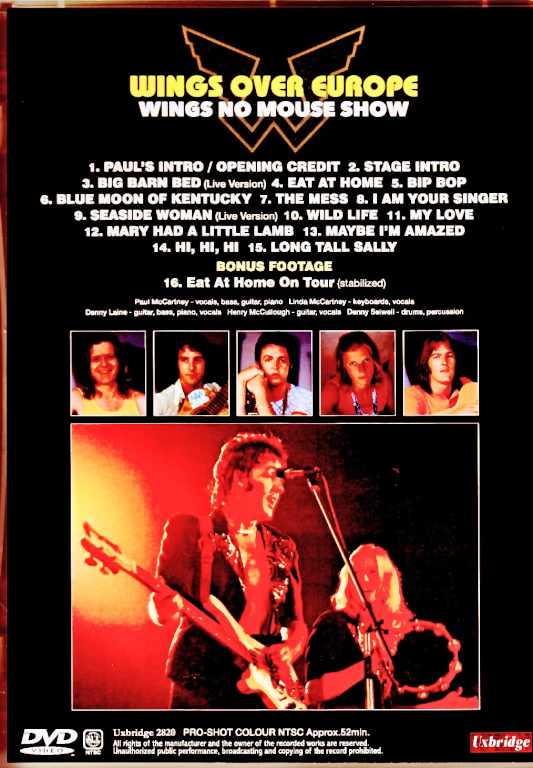 Paul McCartney Wings ポール・マッカートニー ウイングス/The Bruce