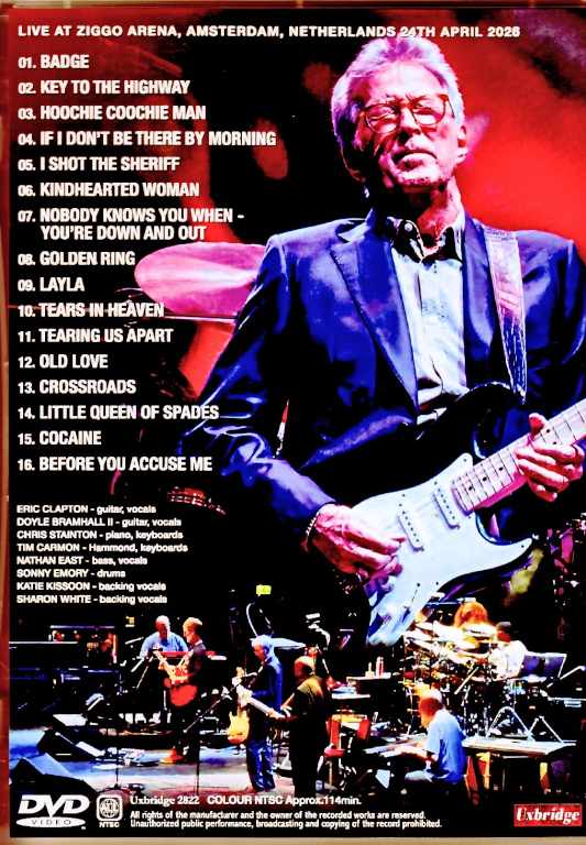Eric Clapton エリック・クラプトン/Netherlands 04.24.2026 Complete