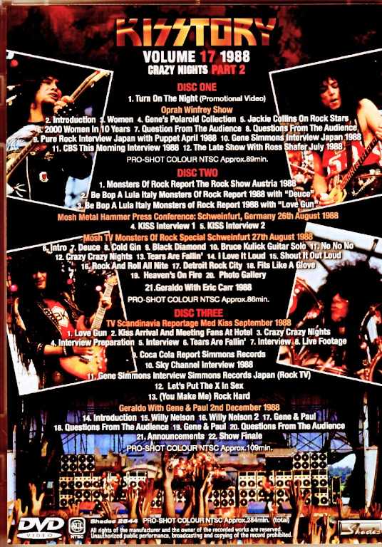 Kiss キッス/Rare History 1988