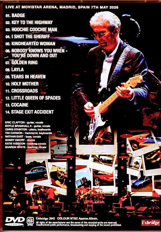 Eric Clapton エリック・クラプトン/Spain 05.07.2026