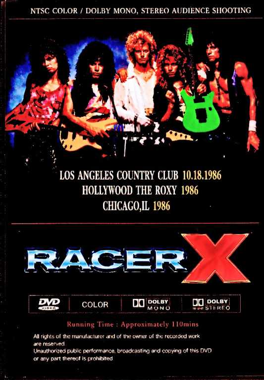 Racer X レーサー・X/Live Collection 1986