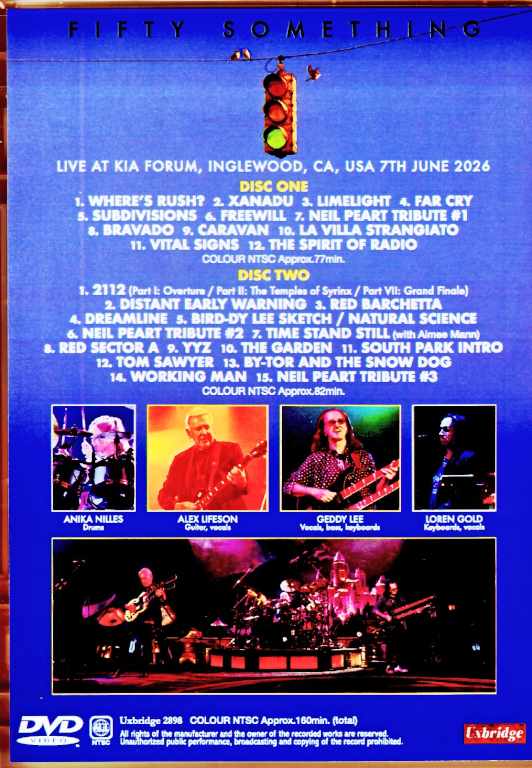 Rush ラッシュ/CA,USA 06.07.2026 Multi-Can Edition