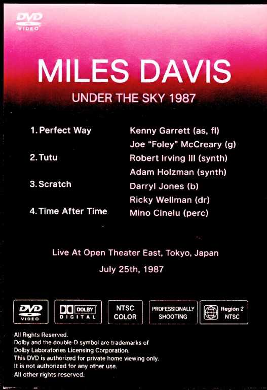 Miles Davis Kenny Garrett マイルス・デイヴィス ケニー・ギャレット