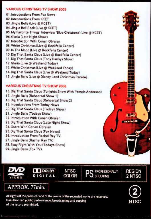 Brian Setzer ブライアン・セッツアー/Xmas TV Anthology 2005-2006