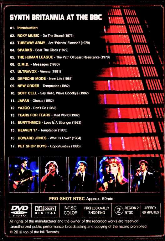 Various Artists Japan,Roxy Music,Ultravox,Pet Shop Boys,Depeche