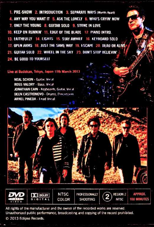 Journey ジャーニー/Tokyo,Japan 03.11.2013 Complete Multi-Cam Edition