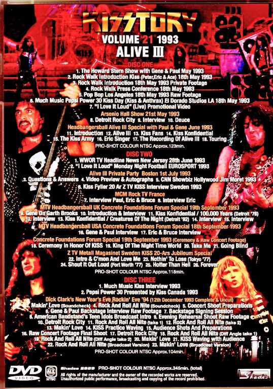 Kiss キッス/Rare History 1993