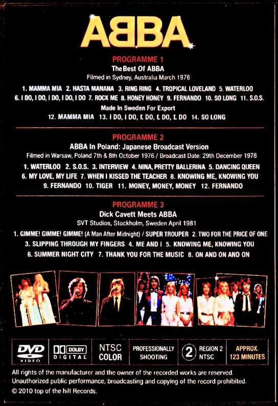ABBA アバ/動くABBA TV Program Compile 1976-1981