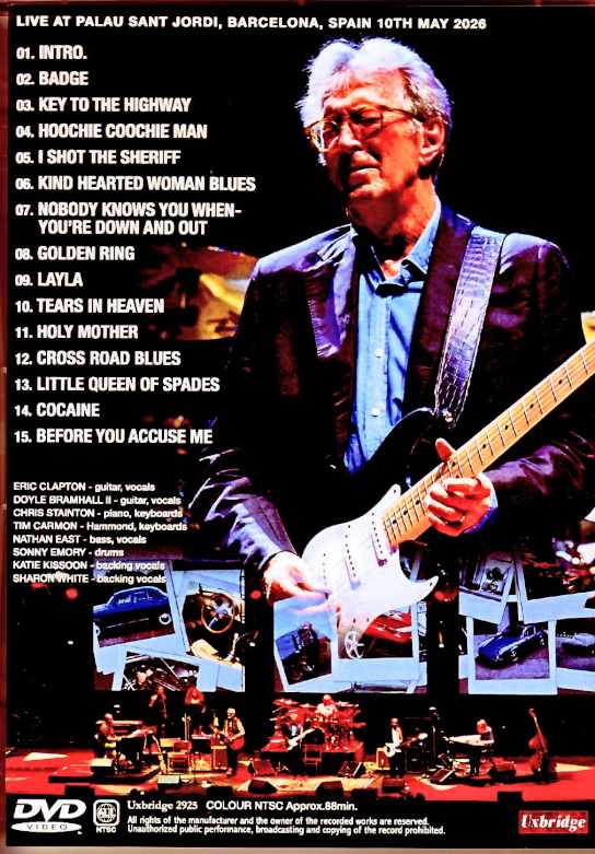 Eric Clapton エリック・クラプトン/Spain 05.10.2026