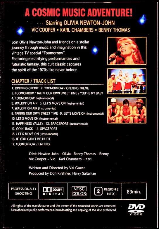 Olivia Newton-John オリビア・ニュートン・ジョン/トゥモロー