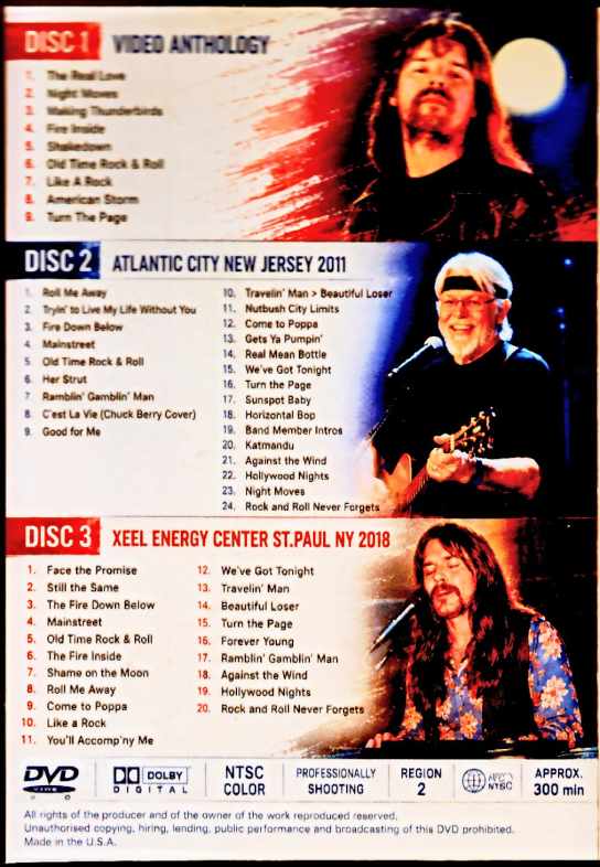 Bob Seger ボブ・シーガー/Live Compilation and Video Anthology