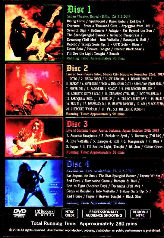 Yngwie Malmsteen イングヴェイ・マルムスティーン/Live Collection
