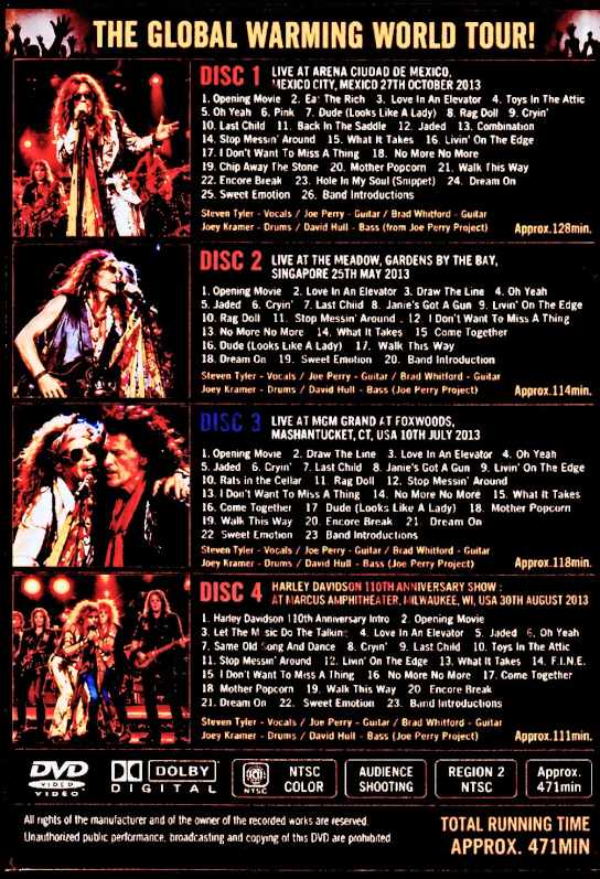 Aerosmith エアロスミス/Pro-Shot Live Collection 2013