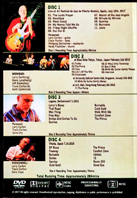 Larry Carlton ラリー・カールトン/Pro-Shot Live Collection 2010-2017
