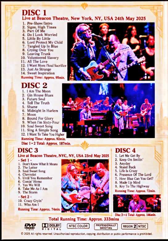 Tedeschi Trucks Band テデスキ・トラックス・バンド/NY,USA 2025