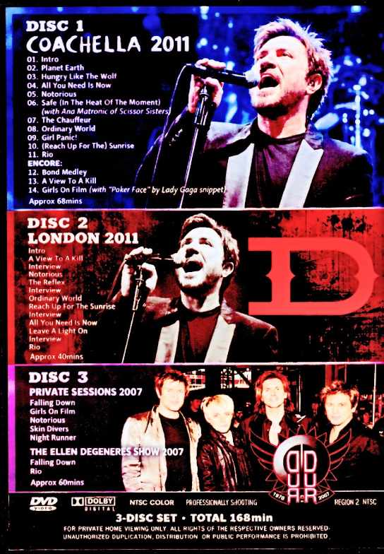 Duran Duran デュラン・デュラン/Pro-Shot Live Compilation 2007-2011