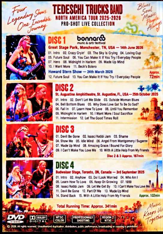 Tedeschi Trucks Band テデスキ・トラックス・バンド/North America