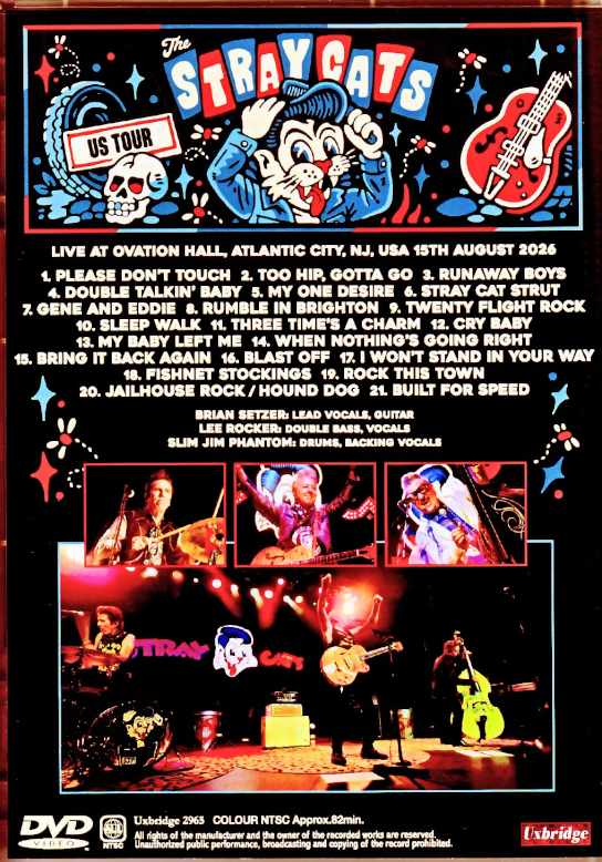Stray Cats ストレイ・キャッツ/NJ,USA 08.15.2026