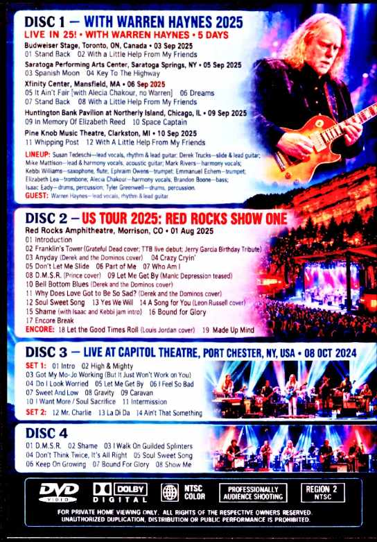 Tedeschi Trucks Band テデスキ・トラックス・バンド/Live Collection