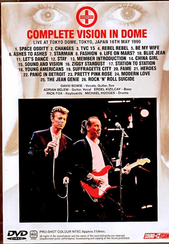 David Bowie デヴィッド・ボウイ/Tokyo,Japan 05.16.1990 Complete TV