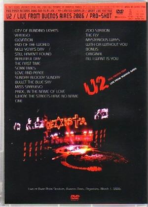 U2 ファンクラブ限定 DVD LIVE IN BERLIN U2 Experience + Innocence: Live In Berlin DVD - Damaged Case